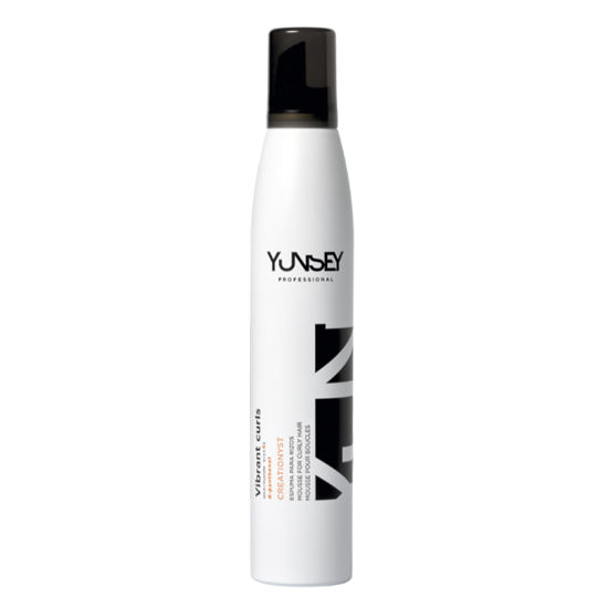 موس حالت دهنده موهای فر یانسی YUNSEY مدل Vibrant Curls با قدرت نگهدارندگی 4 (قوی) حجم 300 میلی لیتر